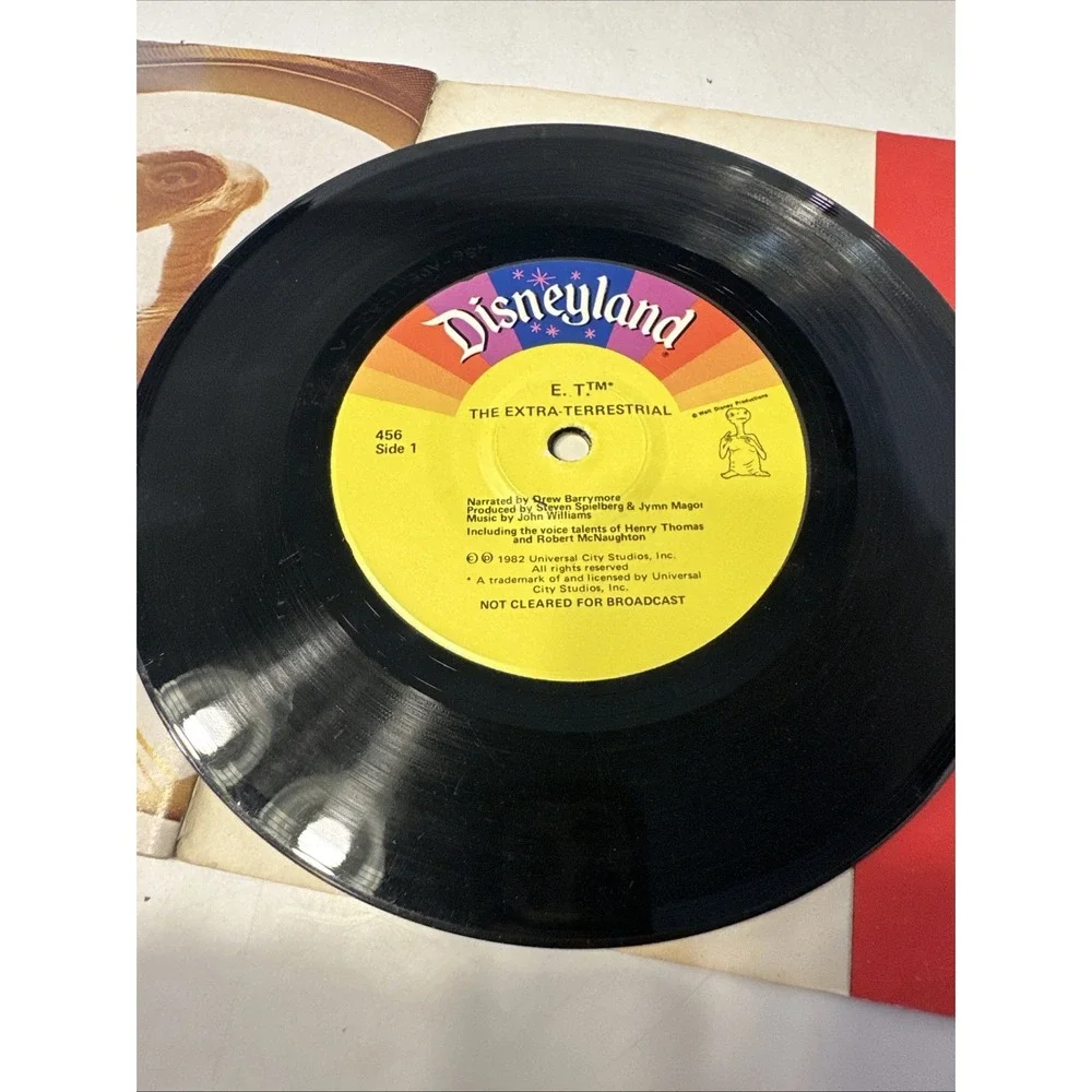 ET The Extra Terrestrial As Told By Gertie Book & 45 Record Vintage - Picture 8 of 8